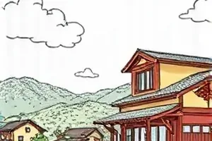 主推作品《听雪人》封面，雪夜街口两人并肩走远的画面