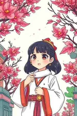 《天台占卜师》封面，晾衣绳上飘动的彩色占卜彩带